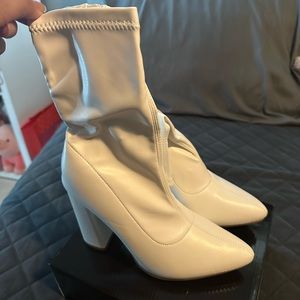 White booties